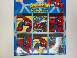 Spider Man Note Pads Mini Set 2002 Rare Collectable 