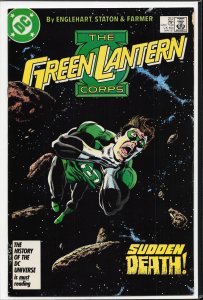 The Green Lantern Corps #212 Direct Edition (1987) Green Lantern Corps
