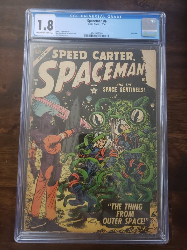 Spaceman 6 CGC 1.8 Last Issue