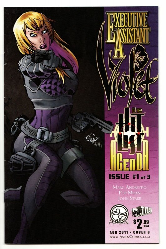 Executive Assistant Violet #1 Cvr B (Aspen, 2011) FN/VF