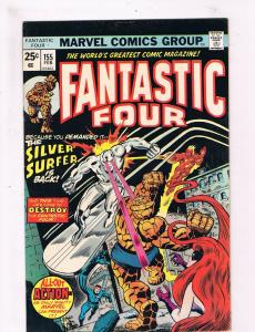 Fantastic Four # 155 VF Marvel Comic Book Canning PEDIGREE Collection D15