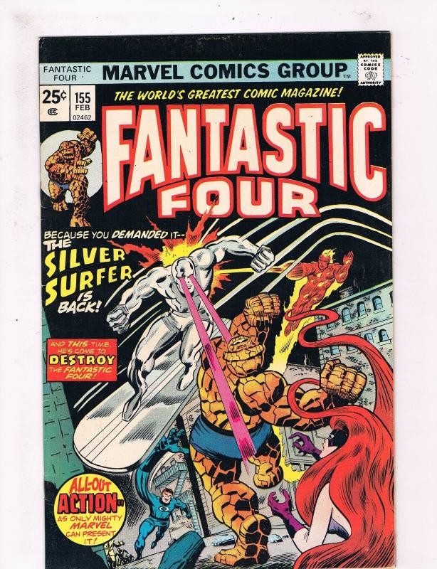 Fantastic Four # 155 VF Marvel Comic Book Canning PEDIGREE Collection D15