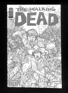 Walking Dead #1 Escape Tour Sketch Variant 1st Rick Grimes!