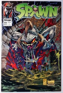 Spawn #33 (8.0, 1995) 1st cameo appearance of Freak