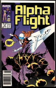 Alpha Flight #47 Newsstand Edition (1987) Alpha Flight