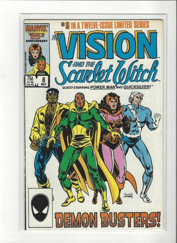 Vision and the Scarlet Witch (1985 series) #8 of 12 Powerma  VF/NM Marvel comics