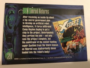 NIMROD #20 card : Marvel Annual 1995 Flair; NM/M;  X-men, base