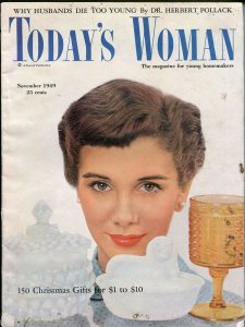 TODAY'S WOMAN 11/1949-FAWCETT-PULP FICTION-JOHN D MACDONALD-vg+