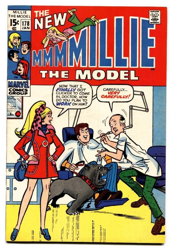 Millie The Model #178 comic book 1970-High Grade-dentist office cover- fashions