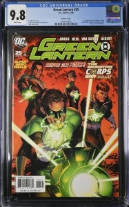 GREEN LANTERN #25 CGC 9.8 1ST LARFLEEZE MUNK ATROCITUS GARY FRANK VARIANT COVER