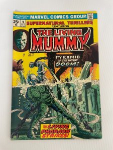 Supernatural Thrillers # 9 VF Marvel Comic Book Living Mummy Monster 1 LI8