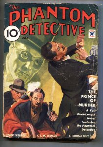 Phantom Detective July 1935-Rare Hero Crime Pulp Magazine