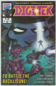 Digitek #2 (Jan 1992, Marvel UK), VFN-NM condition (9.0)