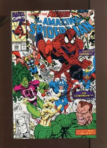 Amazing Spider Man #348 - Erik Larsen Cover Art! (8.5/9.0) 1991