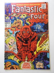 Fantastic Four #77 W/ The Silver Surfer! Sharp VG+ Condition!