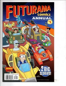 FUTURAMA ANNUAL #1, VF/NM, Bongo, Fry, Bender, Leela, Prof Farnsworth