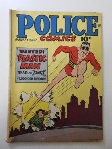 Police Comics #38 (1945) VG Condition