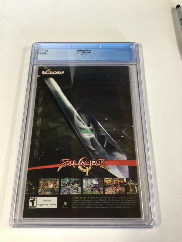 Batman 619 Cgc 9.8 Variant White Pages Gatefold