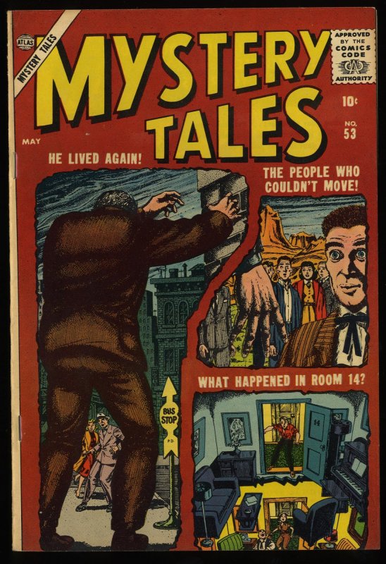 Mystery Tales #53 VF 8.0 White Pages Circle 8