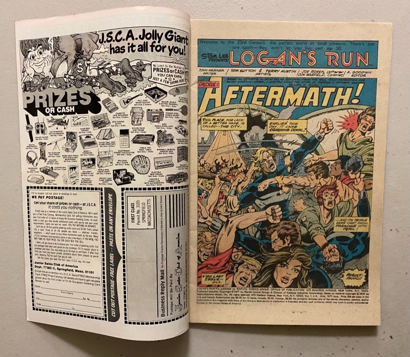 Logan's Run #6 5.5 (1977)