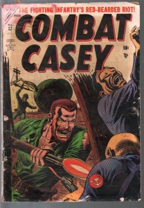 Combat Casey #17 1954-Atlas-Violent Korean War stories-pre-code-G