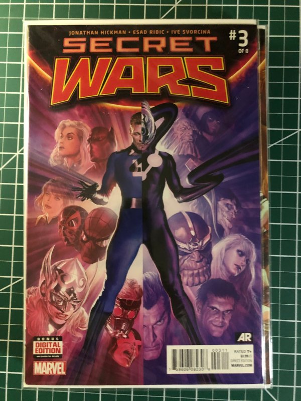 Secret Wars #0, 1, 2, 3, 4, 5, 6, 7, 8, 9 (2015) plus Journal and Official guide
