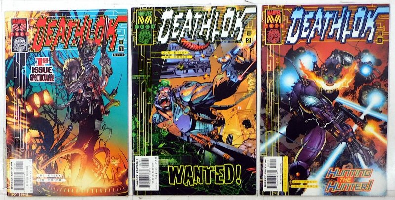 Deathlok Lot of 3 #1, 2, 3 (1999) Marvel Comics 1st Print Comic Books