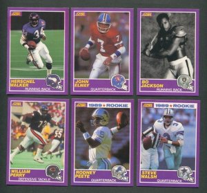 1989 Score Football Set (330) SGC MINT 9 Barry Sanders Rookie + Update Set (110)
