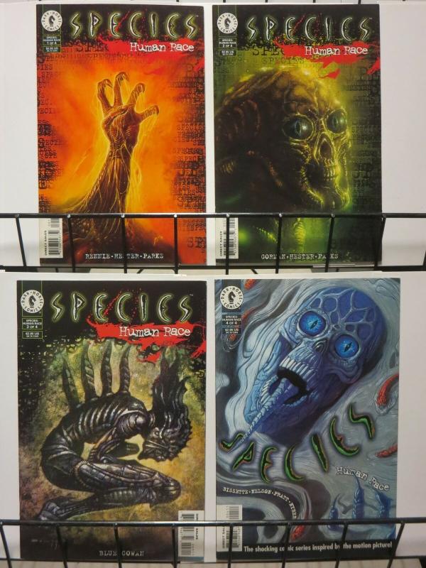 SPECIES HUMAN RACE(1996 DH) 1-4 sequel complete