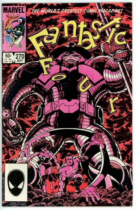 Fantastic Four #270 (1962) - 7.0 FN/VF *Planet-Fall*