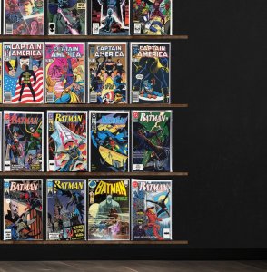Huge Lot 120+ Comics with Batman, Star Wars, Captain America & More!