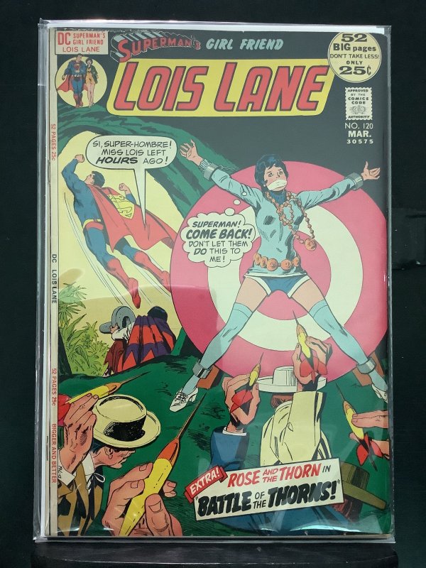 Superman S Girl Friend Lois Lane 120 1972 Comic Books Bronze Age Dc Comics Hipcomic