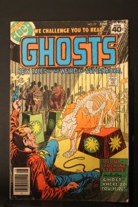 Ghosts #77 (1979) High-Grade VF/NM Circus Lion Skeleton Cover Wow!