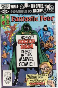Fantastic Four #238 Direct Edition (1981) Fantastic Four