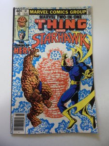 Marvel Two-in-One #61 (1980) FN+ Condition