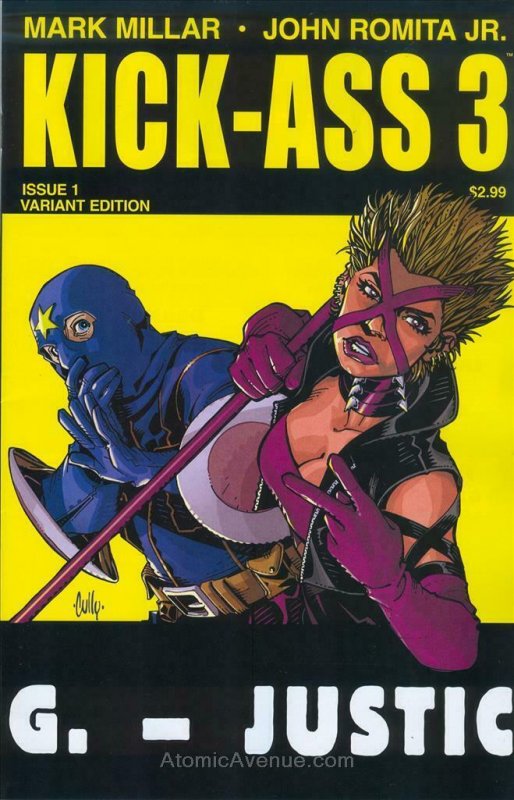 Kick-Ass 3 #1D VF/NM; Icon | save on shipping - details inside