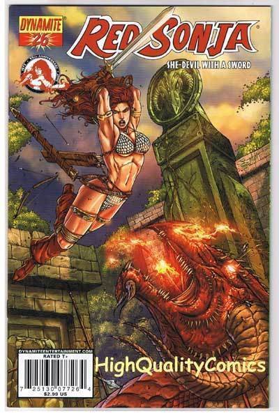 RED SONJA #26, NM-,  Prado,Femme Fatale, Robert Howard, 2005, more RS in store