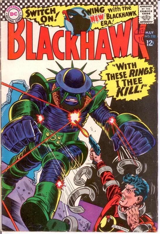 BLACKHAWK 232 VG-F May 1967 COMICS BOOK