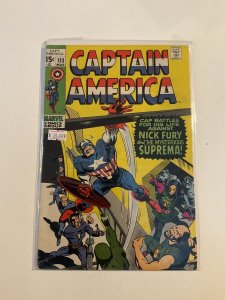 Captain America 123 Very Fine- Vf- 7.5 Marvel