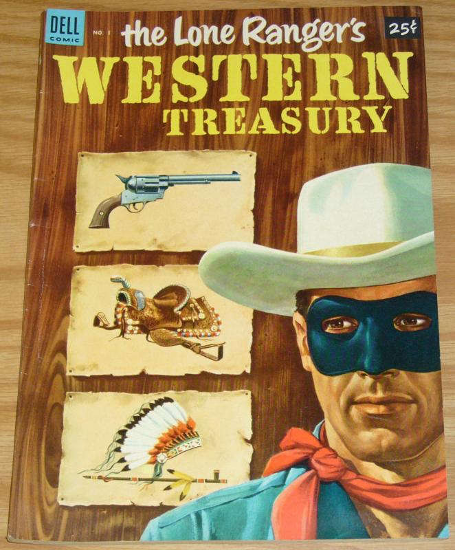 Lone Ranger's Western Treasury #1 FN/VF golden age dell comics - western 1953