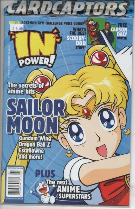 IN POWER #1 Wizard Magazine, NM, factory sealed with goodies, 2010, SAILOR MOON