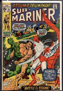 Sub-Mariner #31 (1970) Namor the Sub-Mariner