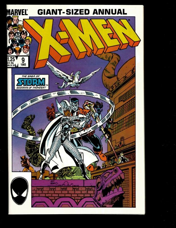 Lot of 10 Uncanny X-Men Marvel Comics '80 '81 '82 '83 '84 '85 '86 '87 '88(2) JF3