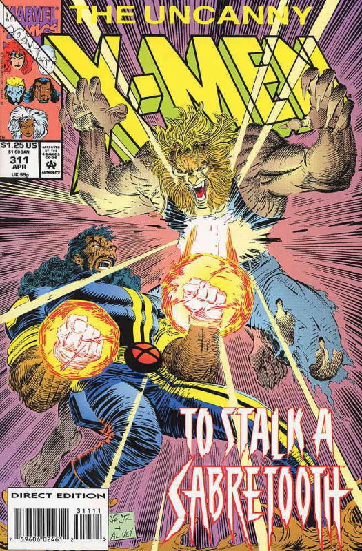 Uncanny X-Men, The #311 FN ; Marvel | John Romita Jr. Sabretooth