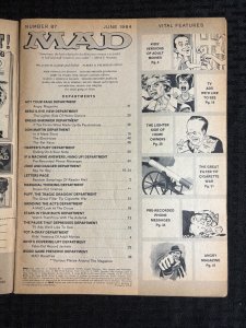 1964 MAD Magazine #87 G/VG 3.0 Alfred E Neuman / Special Spring Issue
