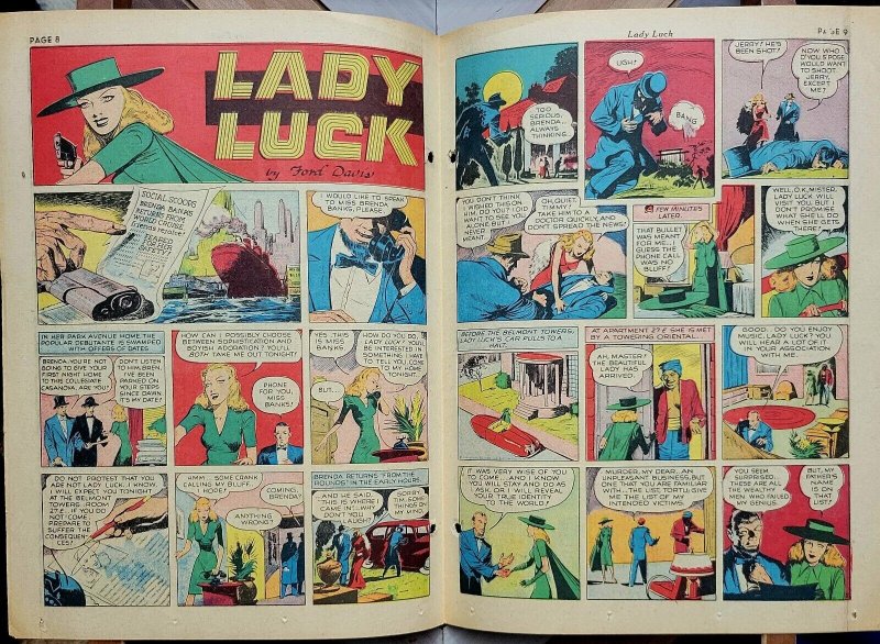 Will Eisner THE SPIRIT Philadelphia Record Nov 3, 1940 Comic Book Complete Rare