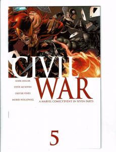 CIVIL WAR Complete Marvel Comics Ltd Ser # 1 2 3 4 5 6 7 VF/NM 1st Prints J121