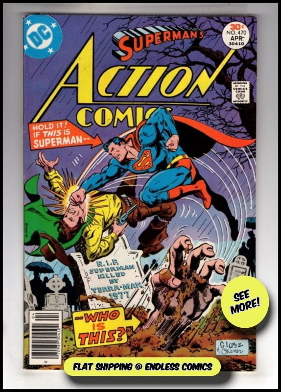 Action Comics #470 (1977) ESTIMATED VF+ [ECA•ID#122]