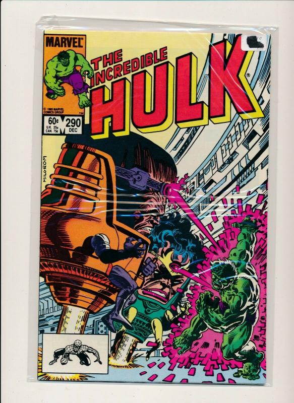 Marvel Comics Lot of 6-THE INCREDIBLE HULK  #289-294 1983 VF (PF487) 