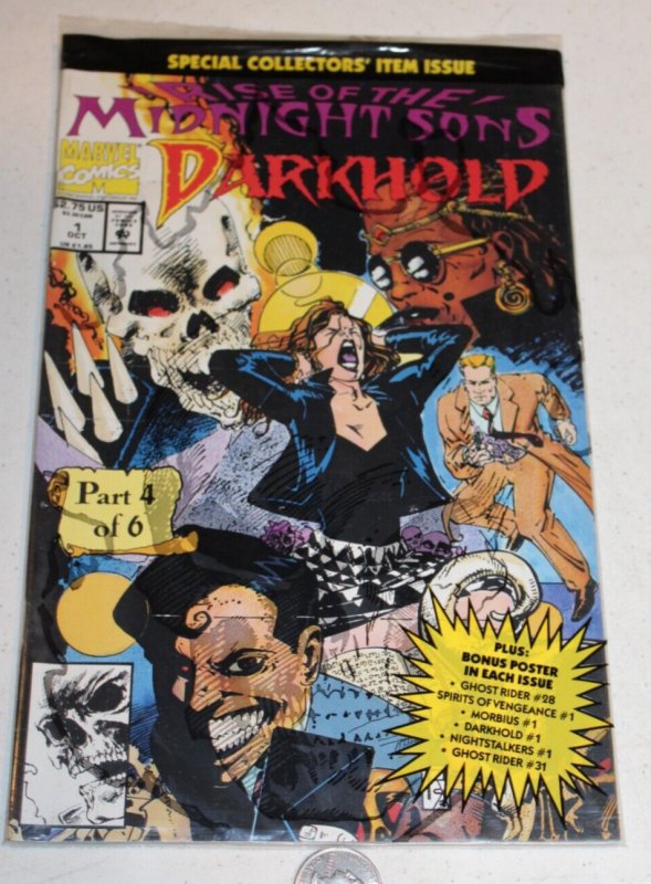 SEALED Darkhold 1 NM Lilith Blade Ghost Rider w/ Poster Newsstand Variant HTF